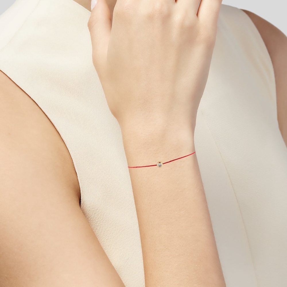 Redline 18k Pure Cord Diamond Bracelet